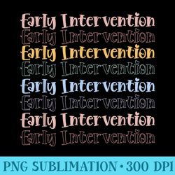 vintage early intervention ecse teacher childhood education - png art files