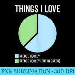 funny sledge hockey sport hobby sporting hobbies joke saying - png download graphic