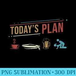 todays plan motor boat funny daily routine - png graphics download