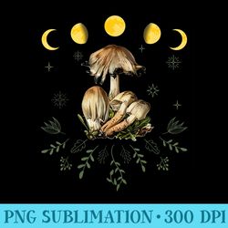 cottagecore common ink cap mushroom goblincore aesthetic - high resolution png designs