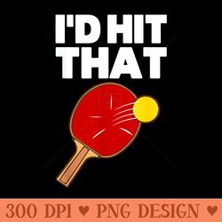 cool table tennis design for game ping pong lovers - png clipart