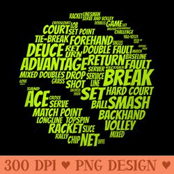 tennis terms tennis player playing tennis ball - high quality png files