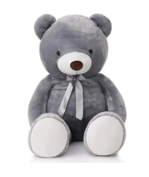 giant teddy bear 47 large stuffed animals plush toy ,,dark gray