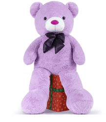 giant teddy bear 47 large stuffed animals plush toy ,,purple