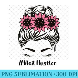 nail hustler nail tech techniques nail boss nail polish art - png art files