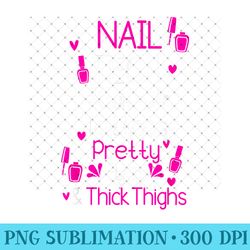 nail tech with tattoos pretty - nail technician nail polish - png download