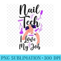 nail tech quote work uniform nail polish - png download