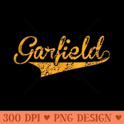 garfield sports logo - printable png graphics