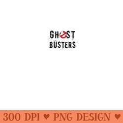 ghostbusters static logo text raglan baseball - sublimation png designs