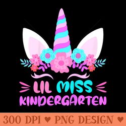 lil miss kindergarten girls first day of kindergarten - beautiful png download