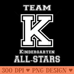 team kindergarten allstars sport jersey - png graphics