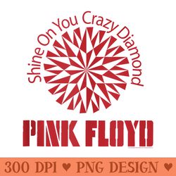 pink floyd shine on you crazy diamond - digital png artwork