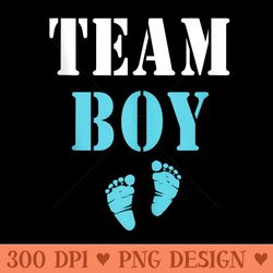 team gender reveal party announcement baby shower - vector png clipart