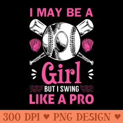 funny softball girl player team girl softball life lovers - free png download