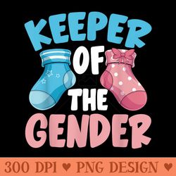 baby party keeper of the gender baby shower gender reveal - png download