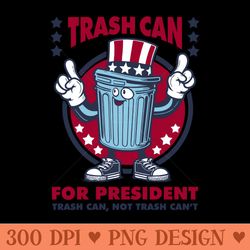 trash can for president - png download