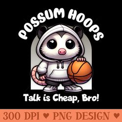 possum hoops street basketball basketball streetwear - png templates