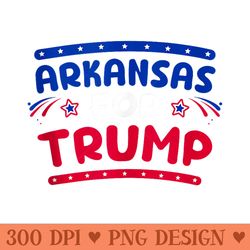 arkansas for trump firework holiday usa flag 4th of july - png clipart for graphic design