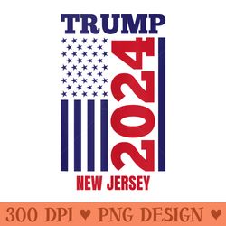 donald trump 2024 new jersey take america back election - png design assets