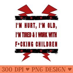 old man punk - exclusive png designs