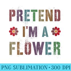 cute pretend im a flower colorful balloon rainbow star - digital png downloads