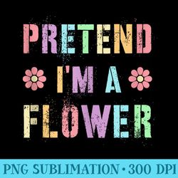 cute pretend im a flower colorful balloon rainbow star - modern png designs