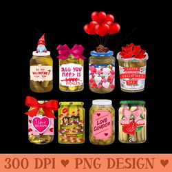 valentine pickle jars valentines day pickles - png download
