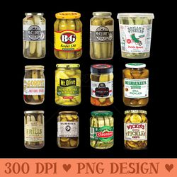 pickle sweat funny social viral best canned pickles jar - png art files