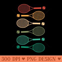 retro tennis racket vintage tennis balls tennis player - png clipart download