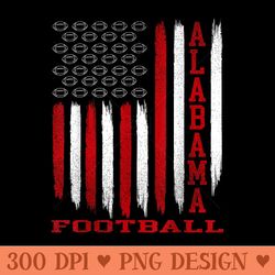 patriotic usa flag alabama football season party - clipart png