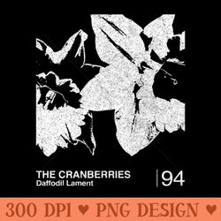 the cranberries minimalist graphic design fan art - download transparent png