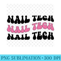 nail tech groovy nail technician nail techs - png clipart