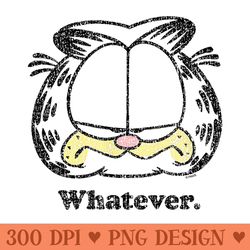 garfield whatever - sublimation png designs