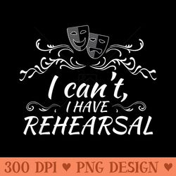 theater tech design i cant i have rehearsal actor design - transparent png clipart