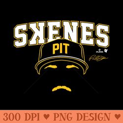 paul skenes backwards k pittsburgh baseball - printable png graphics