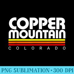 retro copper mountain colorado - unique sublimation patterns
