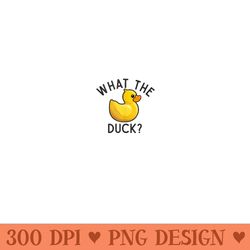 what the duck funny offensive humor rubber yellow bird toy - printable png graphics