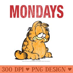 garfield mondays - png prints