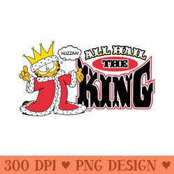 garfield all hail the king - png art files
