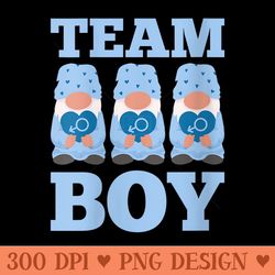 s team cute family gender reveal outfit baby shower party - png clipart for graphic design