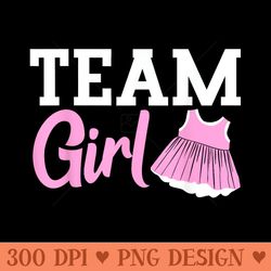 team girl baby announcement pregnancy gender reveal - png download