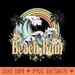 beach bum - trendy png designs