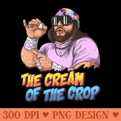 the cream of the crop randy savage macho man - png prints