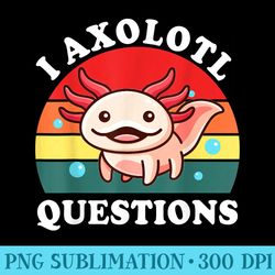 axolotl in pocket kawaii cute anime pet axolotl lover - transparent shirt clip art