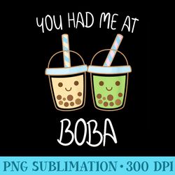 boba lover cute kawaii bubble tea milk anime funny drink - png download gallery