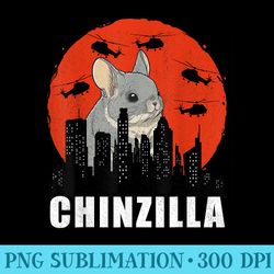 chinchilla tshirt chinzilla retro chinchilla lovers funny - sublimation patterns png