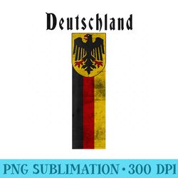 deutschland german vintage flag banner coat of arms eagle - ready to print png designs