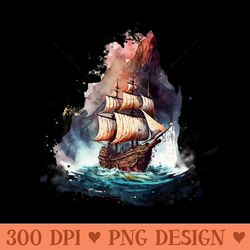 pirate ship - the goonies - png clipart download