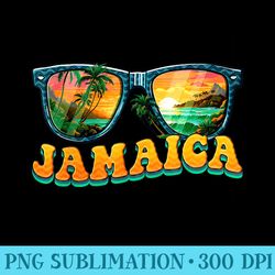 summer vacation sunglasses jamaica - png graphics