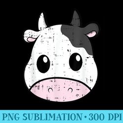 cow print skin pattern kawaii face cute animal lover - sublimation patterns png